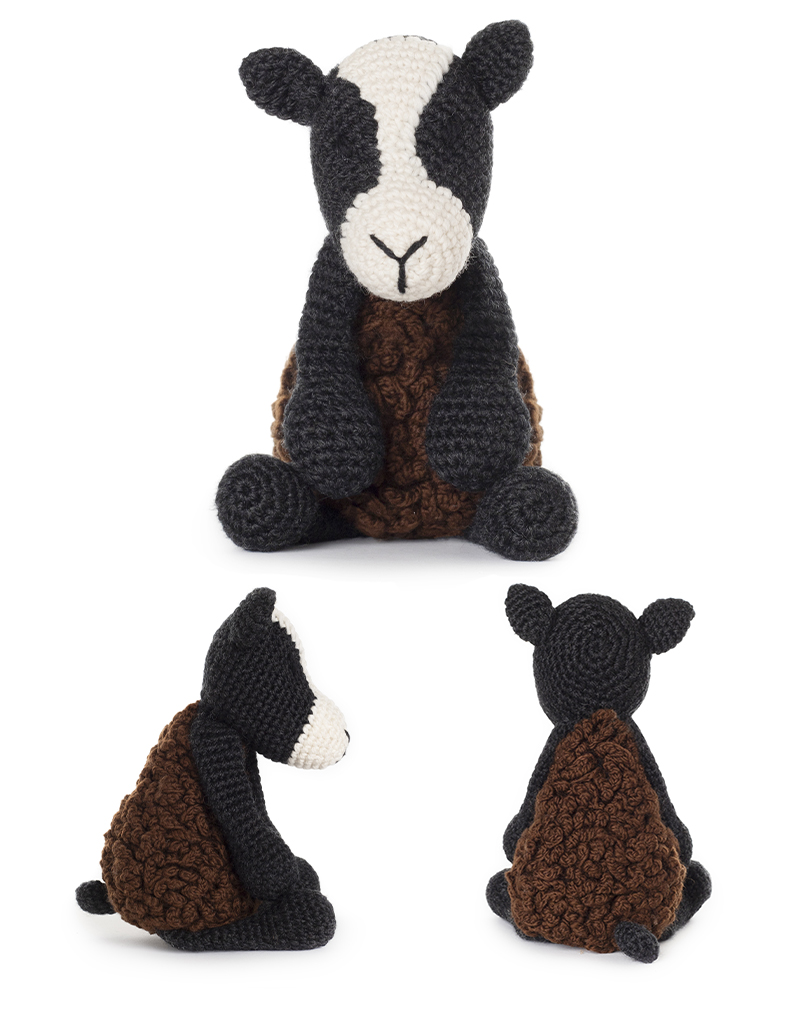 toft noah the zwartbles sheep amigurumi crochet animal